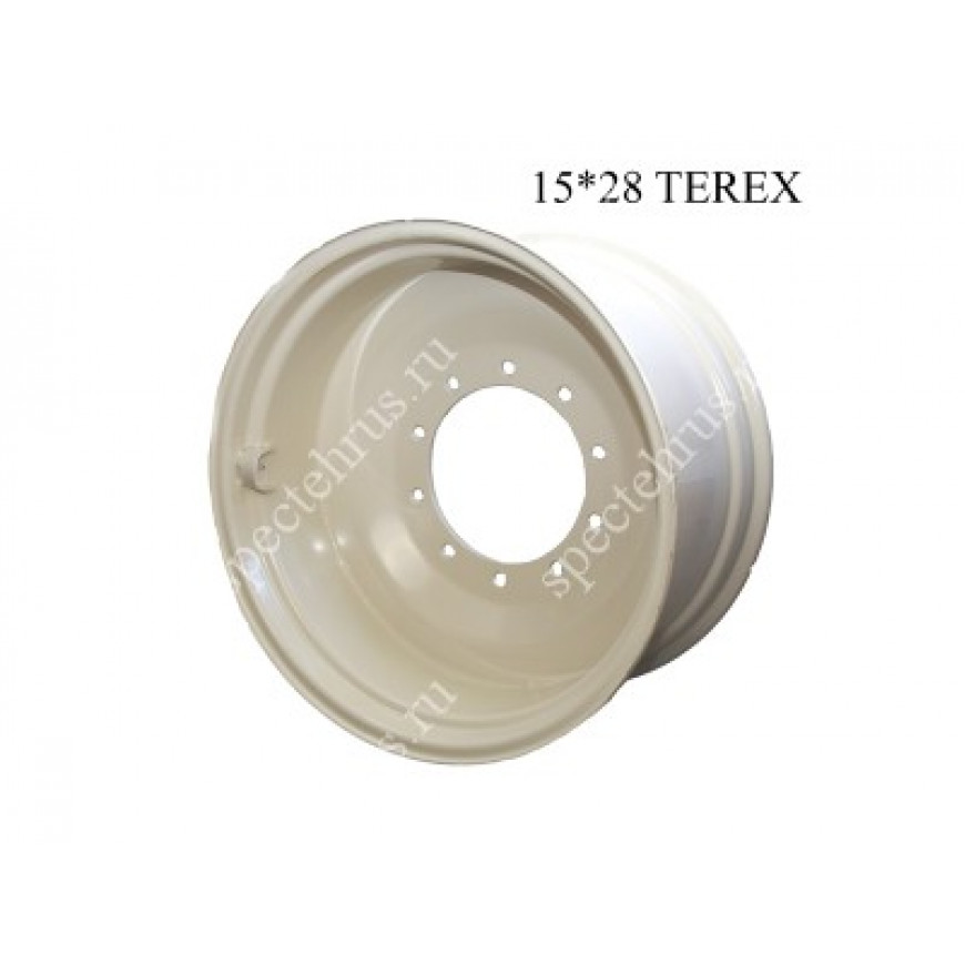 Колесные диски TEREX размер диска 15×28 TLB 825 6103189M91Y02 белый