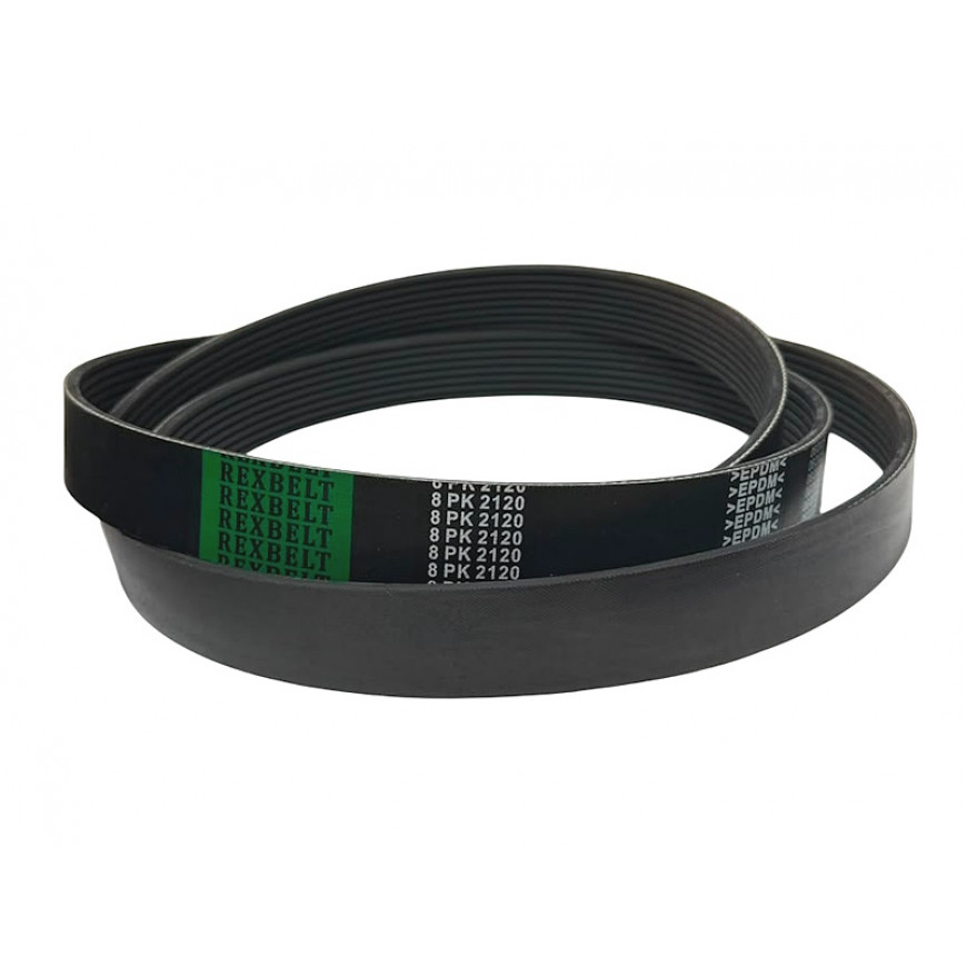 Ремень привода для JCB 320/08600 (2120 мм) 8 PK 2120 REXBELT Ремень привода для JCB 320/08600 (2120 мм) 8 PK 2120 REXBELT