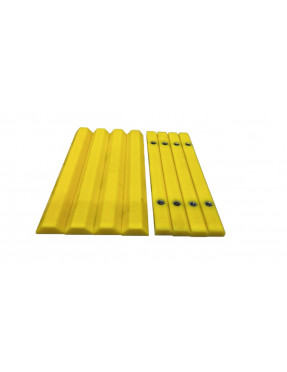 Направляющая телескопа из капролона F99/06302, F99/06350 HIDROMEK комплект 4+4