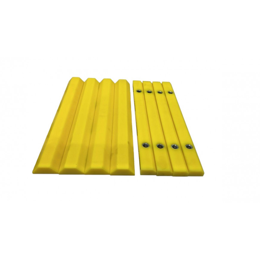 Направляющая телескопа из капролона F99/06302, F99/06350 HIDROMEK комплект 4+4
