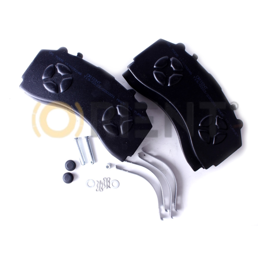 Колодки тормозные дисковые (с уст. компл.) ось Knorr SM7 WVA 29246, OM7005 245x114x35