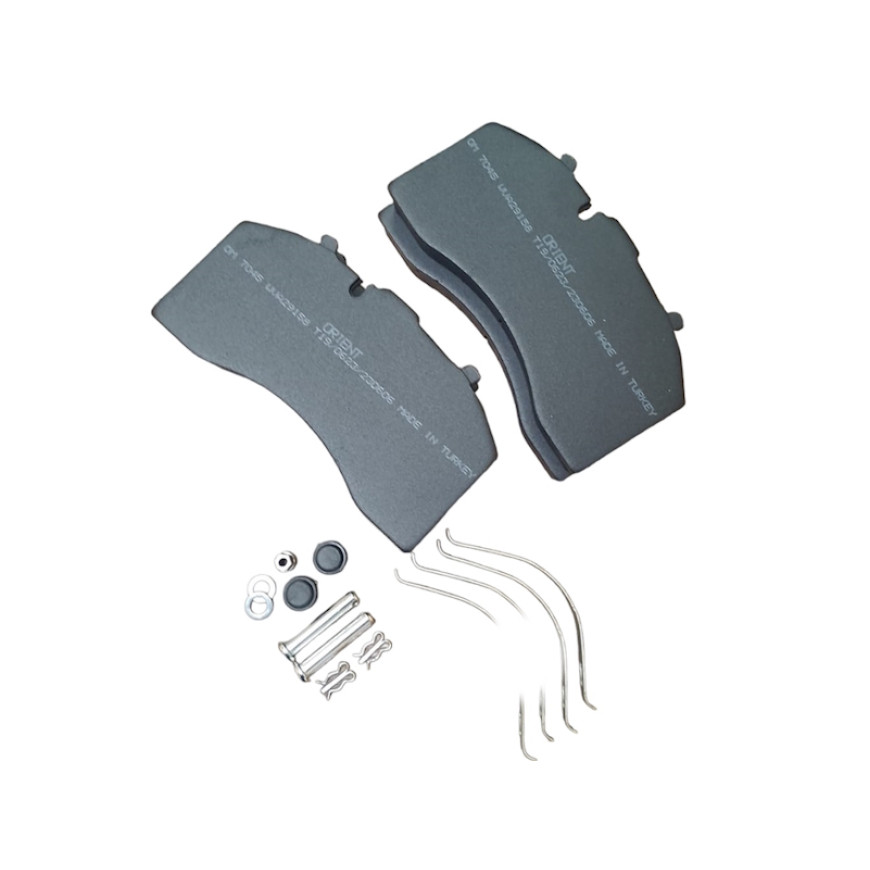 Колодки тормозные дисковые (с уст. компл.) суппорт Knorr SK7 WVA29158, 29269, OM7045 211x108x30