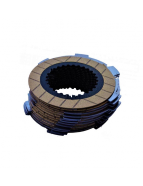 Комплект тормозных и фрикционных дисков JCB 998/M5385 (12 фрикционных, 12 металлических) 