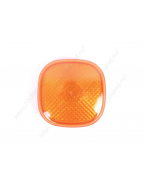 Линза - стекло фонаря (желтое) на JCB 700/50073